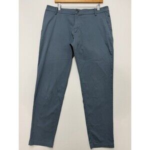 BirdDogs Pants Mens 36x30 Blue Boom For Your Boomstick Performance Stretch Golf